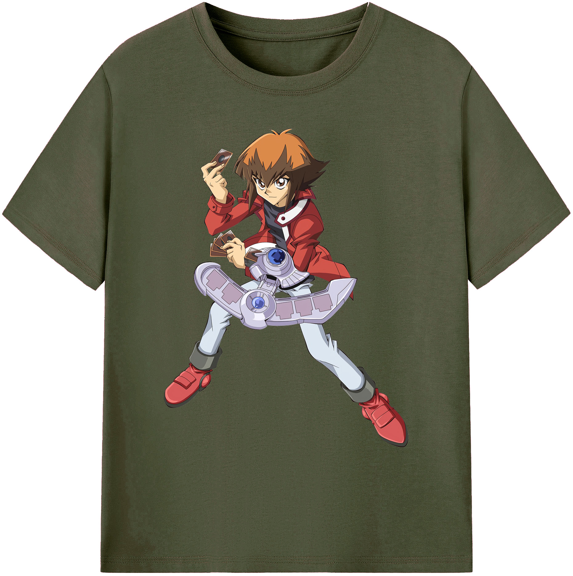 遊☆戯☆王 Yu-Gi-Oh! 綿100％ メンズ半袖Tシャツ｜肌触りやわらか＆通気性